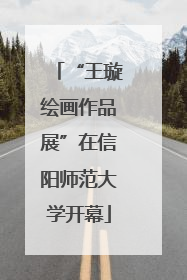 “王璇绘画作品展”在信阳师范大学开幕