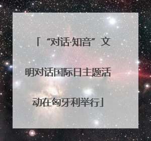 “对话·知音”文明对话国际日主题活动在匈牙利举行