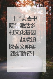 “麦香书院”激活乡村文化基因——赵虎镇探索文明实践新路径