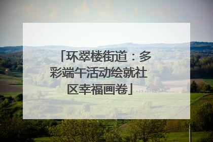 环翠楼街道：多彩端午活动绘就社区幸福画卷