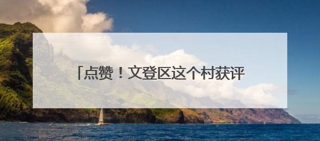 点赞！文登区这个村获评“全国文明村”荣誉称号