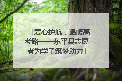 爱心护航，温暖高考路——东平县志愿者为学子筑梦助力
