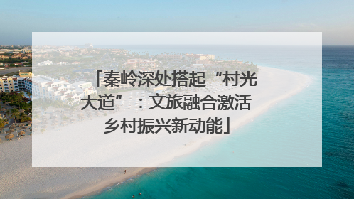 秦岭深处搭起“村光大道”：文旅融合激活乡村振兴新动能