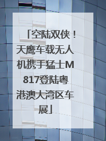 空陆双侠！天鹰车载无人机携手猛士M817登陆粤港澳大湾区车展