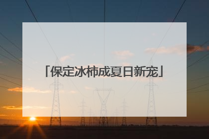 保定冰柿成夏日新宠