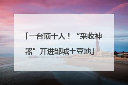 一台顶十人！“采收神器”开进邹城土豆地