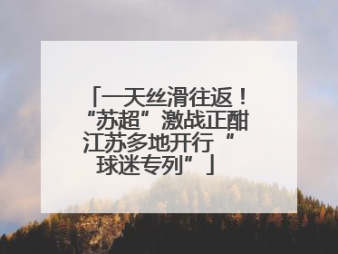 一天丝滑往返！“苏超”激战正酣 江苏多地开行“球迷专列”