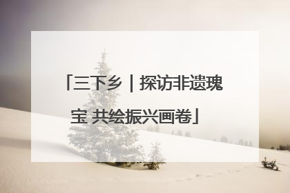 三下乡｜探访非遗瑰宝 共绘振兴画卷