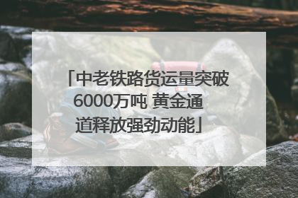 中老铁路货运量突破6000万吨 黄金通道释放强劲动能