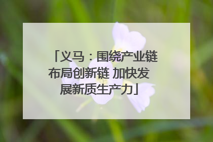 义马：围绕产业链布局创新链 加快发展新质生产力