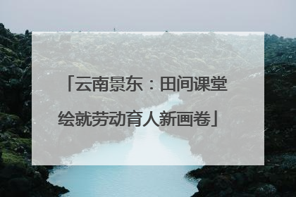 云南景东：田间课堂绘就劳动育人新画卷