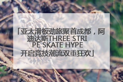 亚太滑板劲旅聚首成都，阿迪达斯THREE STRIPE SKATE HYPE开启竞技潮流双重狂欢