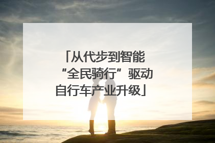 从代步到智能 “全民骑行”驱动自行车产业升级