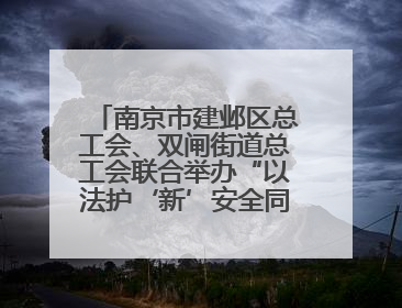 南京市建邺区总工会、双闸街道总工会联合举办“以法护‘新’安全同行”暨劳模宣讲进工地服务活动