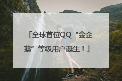 全球首位QQ“金企鹅”等级用户诞生！