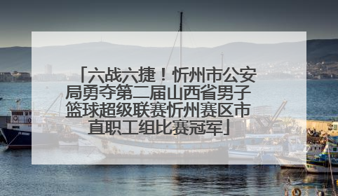 六战六捷！忻州市公安局勇夺第二届山西省男子篮球超级联赛忻州赛区市直职工组比赛冠军