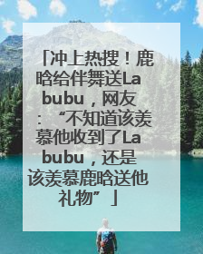 冲上热搜！鹿晗给伴舞送Labubu，网友：“不知道该羡慕他收到了Labubu，还是该羡慕鹿晗送他礼物”