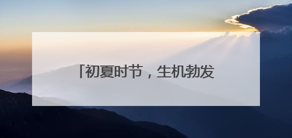 初夏时节，生机勃发，幼儿园里活动多！