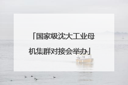 国家级沈大工业母机集群对接会举办