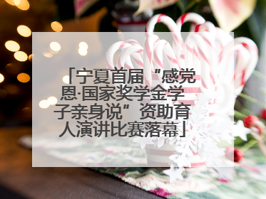 宁夏首届“感党恩·国家奖学金学子亲身说”资助育人演讲比赛落幕