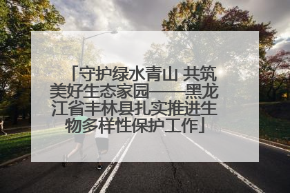 守护绿水青山 共筑美好生态家园——黑龙江省丰林县扎实推进生物多样性保护工作