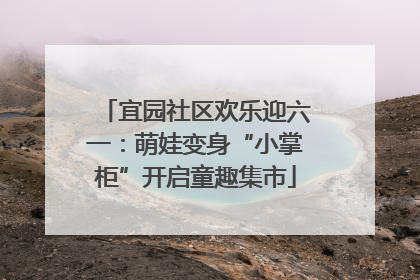 宜园社区欢乐迎六一：萌娃变身“小掌柜”开启童趣集市