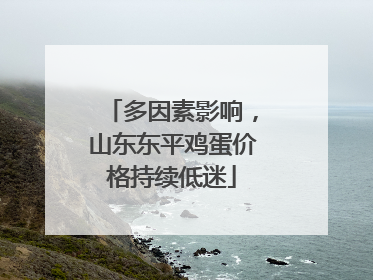 多因素影响，山东东平鸡蛋价格持续低迷
