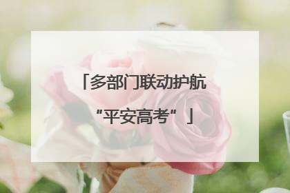 多部门联动护航“平安高考”