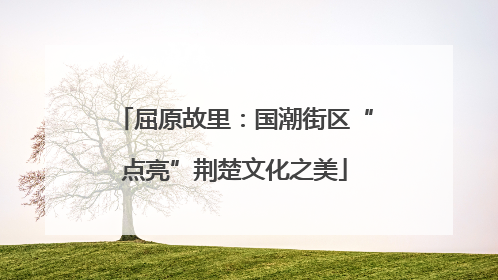 屈原故里：国潮街区“点亮”荆楚文化之美