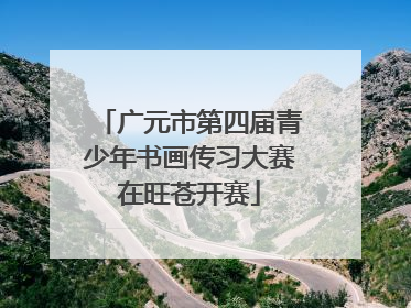 广元市第四届青少年书画传习大赛在旺苍开赛