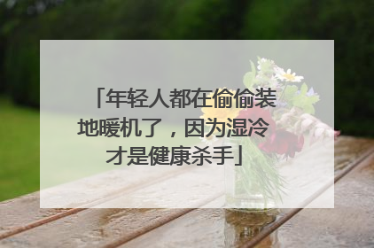 年轻人都在偷偷装地暖机了，因为湿冷才是健康杀手