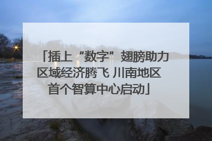 插上“数字”翅膀助力区域经济腾飞 川南地区首个智算中心启动