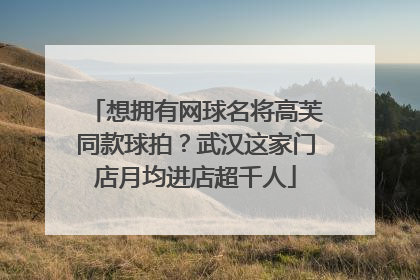 想拥有网球名将高芙同款球拍？武汉这家门店月均进店超千人