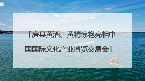 房县黄酒、黄精惊艳亮相中国国际文化产业博览交易会