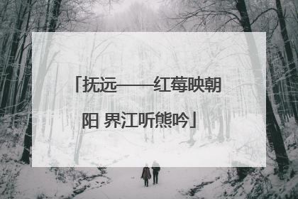 抚远——红莓映朝阳 界江听熊吟
