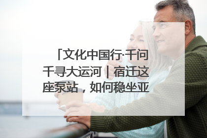 文化中国行·千问千寻大运河｜宿迁这座泵站，如何稳坐亚洲第一宝座？