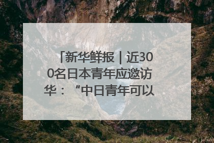 新华鲜报｜近300名日本青年应邀访华：“中日青年可以创造更好的未来”
