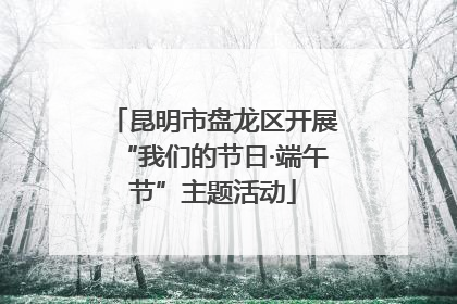 昆明市盘龙区开展“我们的节日·端午节”主题活动