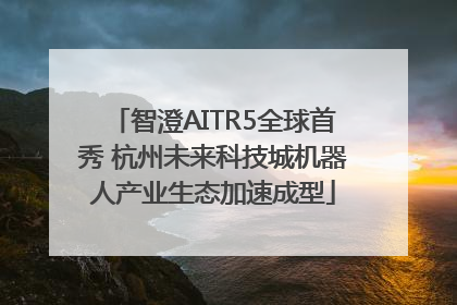 智澄AITR5全球首秀 杭州未来科技城机器人产业生态加速成型
