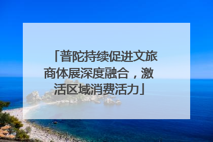 普陀持续促进文旅商体展深度融合，激活区域消费活力