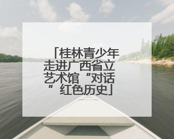 桂林青少年走进广西省立艺术馆“对话”红色历史