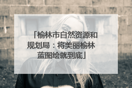 榆林市自然资源和规划局：将美丽榆林蓝图绘就到底