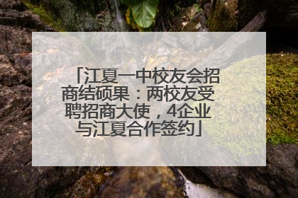 江夏一中校友会招商结硕果：两校友受聘招商大使，4企业与江夏合作签约