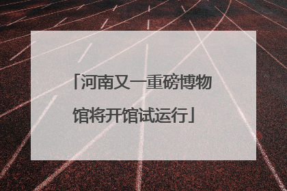 河南又一重磅博物馆将开馆试运行