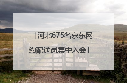 河北675名京东网约配送员集中入会