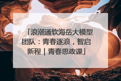 浪潮通软海岳大模型团队：青春逐浪，智启新程｜青春思政课