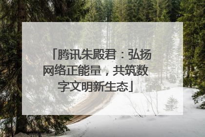 腾讯朱殿君：弘扬网络正能量，共筑数字文明新生态