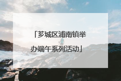 芗城区浦南镇举办端午系列活动