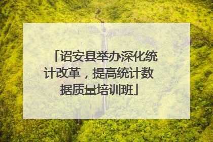诏安县举办深化统计改革,提高统计数据质量培训班