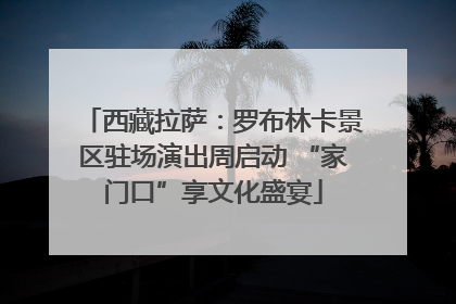 西藏拉萨：罗布林卡景区驻场演出周启动 “家门口”享文化盛宴